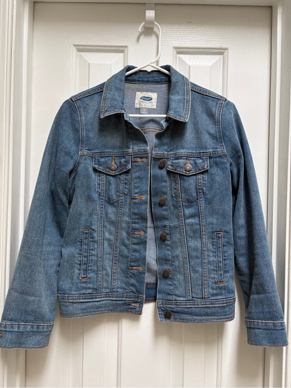 Old Navy Medium Wash Blue Denim Jean Jacket